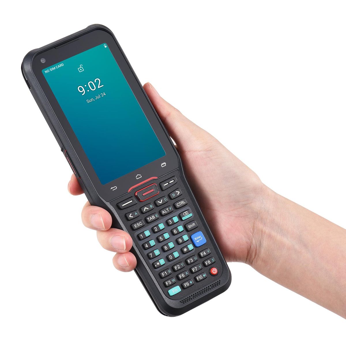 Android 10.0 1D Barcode Scanner Handheld Mobile Terminal PDA with Honeywell 5703 Scan Engine Support 1D/2D/QR Code Scaning Wireless Wi-Fi 4G with 4.0 Inch Touchscreen for Warehouse Delivery Retail Shop Restaurant Warehouse In