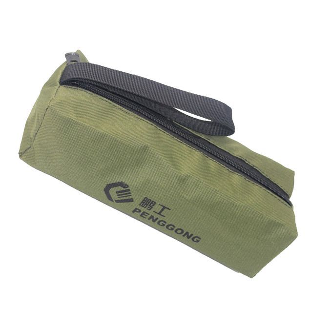 Tool Storage Bag Carrier Oxford Handy Zip Pouch  Green