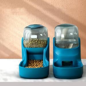 2pcs 3.8L Pet Dog Cat Automatic Feeder Bowl For Drinking Water 1.8KG Slow Food Feeding Bowls Container For And Bowls Supplies Dogs