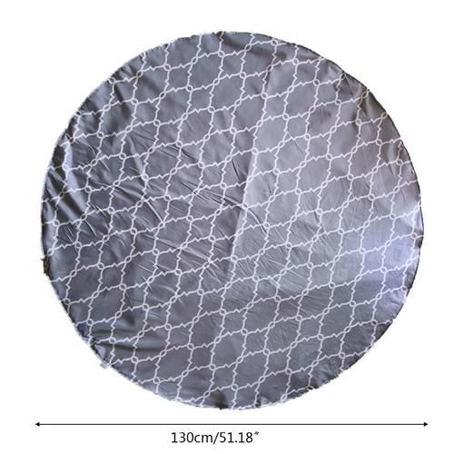 Baby Kids Feeding High Chair Splash Round Mat Anti Slip Foldable Floor Protector