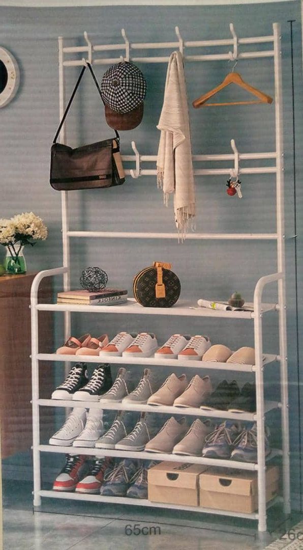 Cloth Hanger With Shoe Rack