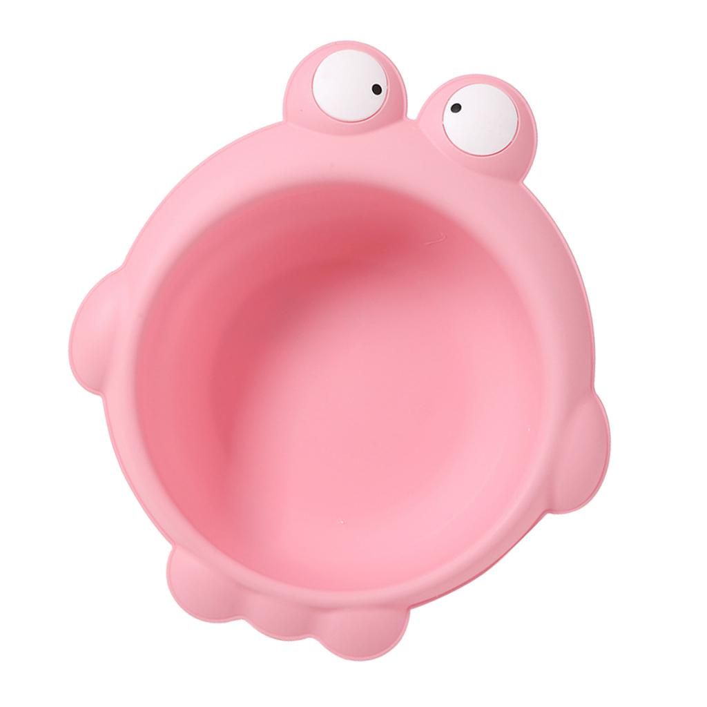 Baby Children's Wash Basin Thicken  Small Frog Pink