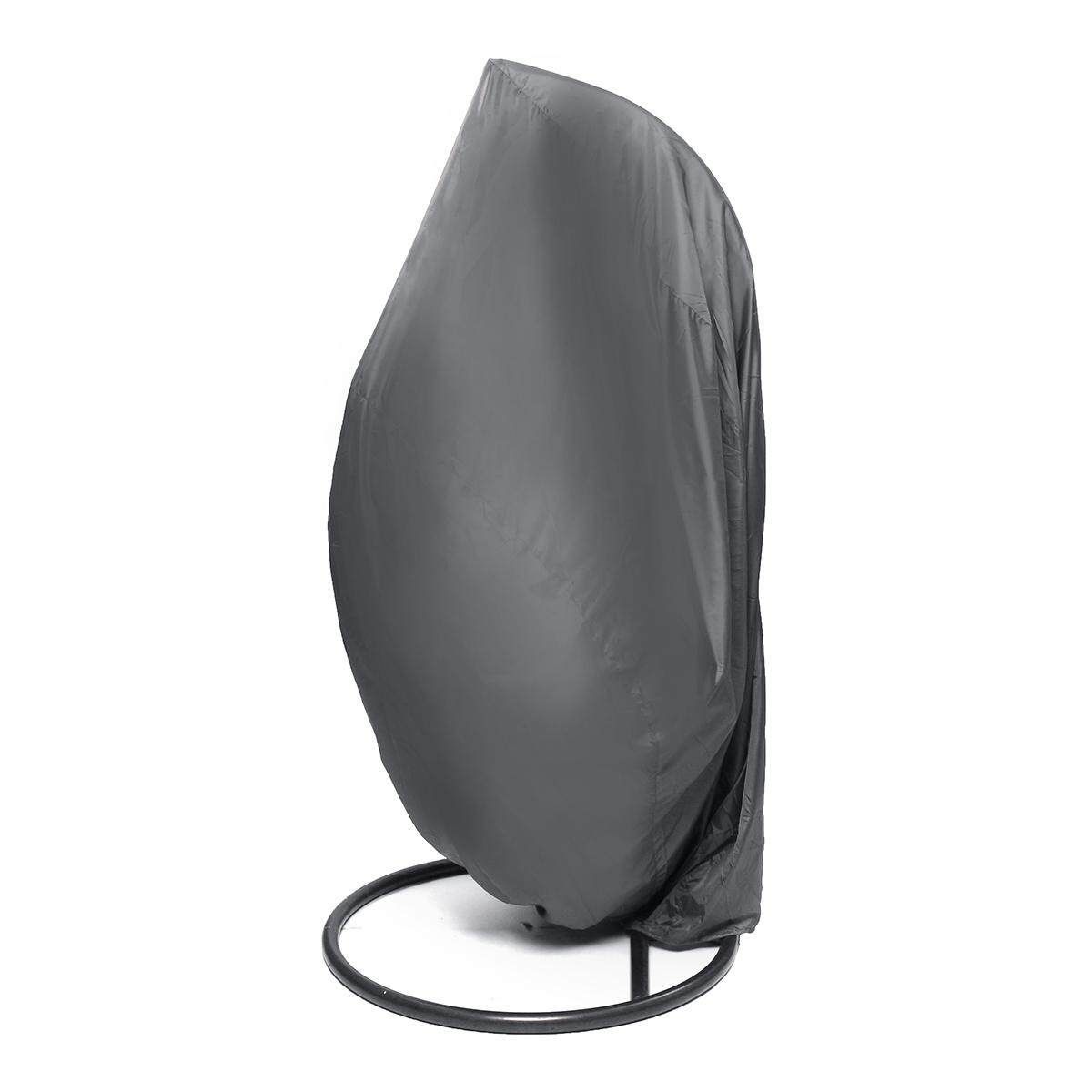 Hanging Egg Chair 125x210cm Swing Garden Swing Chair Cover Waterproof Dustproof -Grey Not Specified