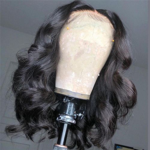 Bob Curly Wig With Closure Loose Wavy Hair Wigs
