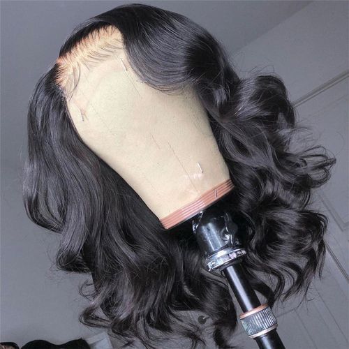 Bob Curly Wig With Closure Loose Wavy Hair Wigs