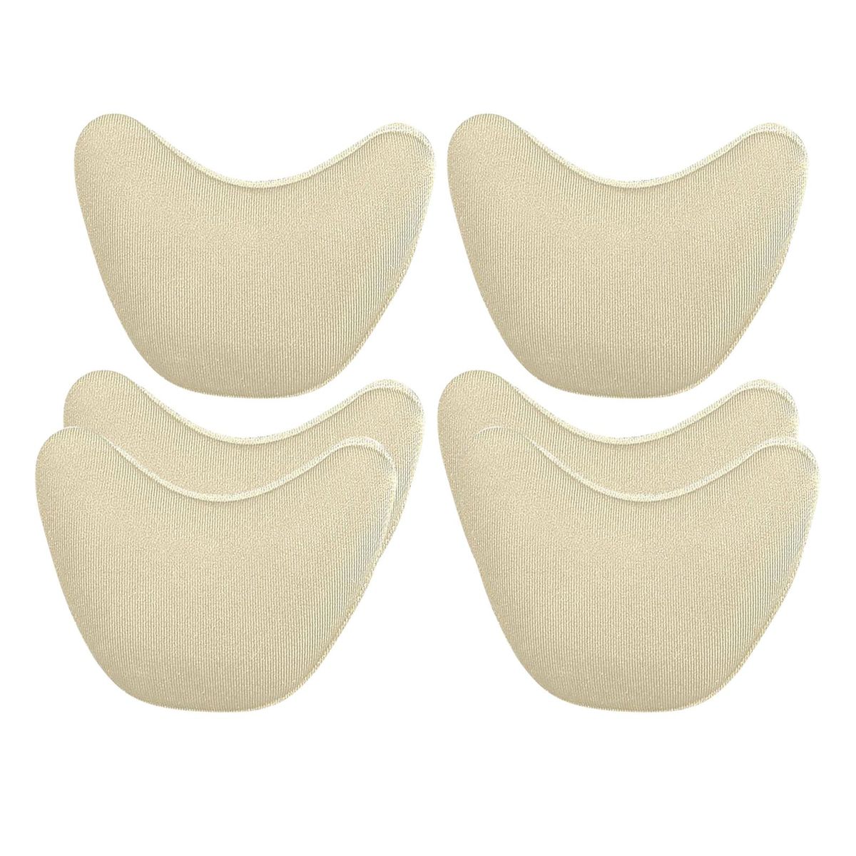 3 Pairs Shoe Filler Inserts Reusable Toe  Brace Skin Color