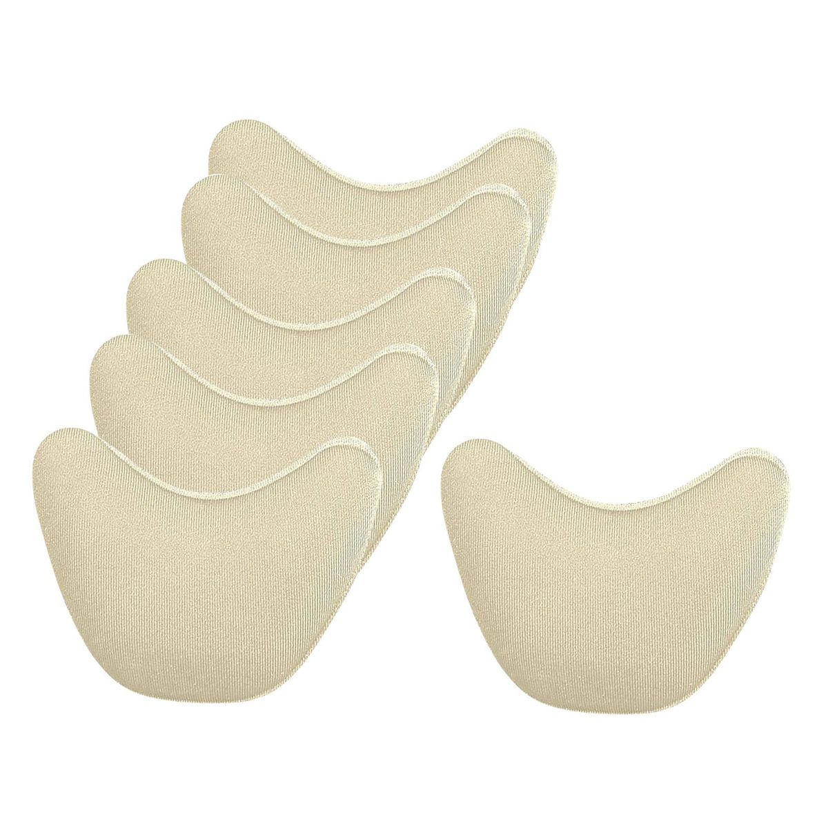 3 Pairs Shoe Filler Inserts Reusable Toe  Brace Skin Color
