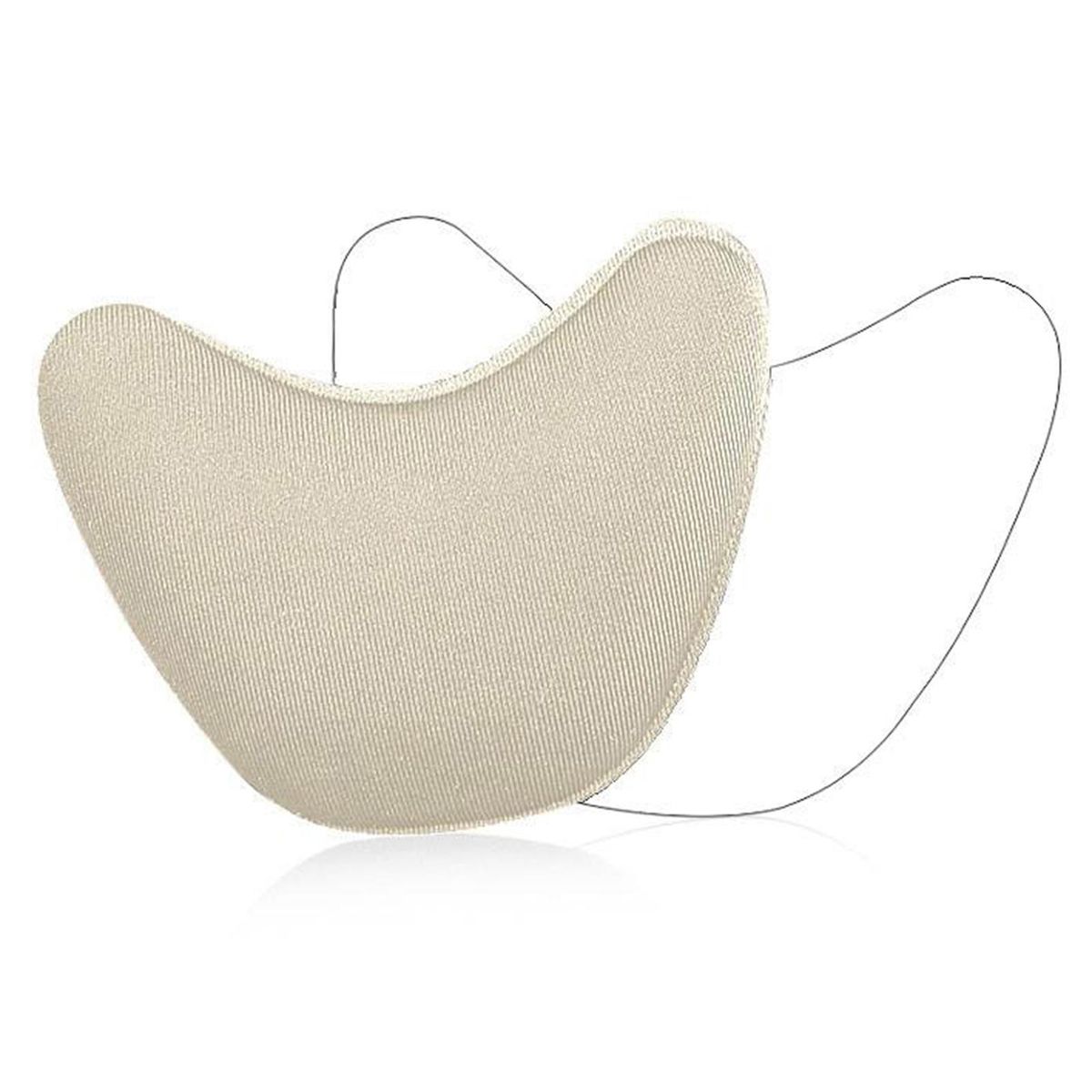 3 Pairs Shoe Filler Inserts Reusable Toe  Brace Skin Color