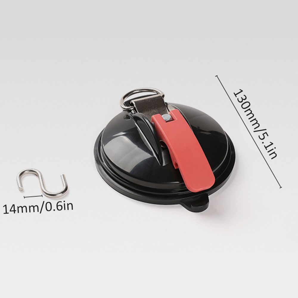4PCS Plastic Vacuum Sucker Hook Ultralight Suction Cup Hook