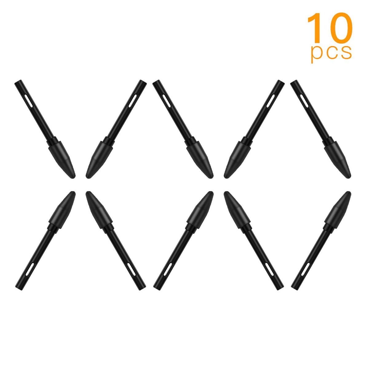Huion PN05 10pcs Replacement Nibs Pen Tips Compatible with PW500/PW507 Graphics Drawing Tablet Stylus Black
