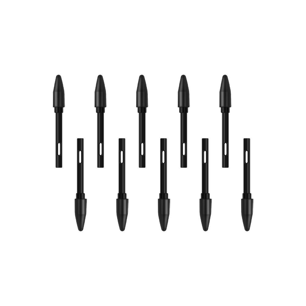 Huion PN05 10pcs Replacement Nibs Pen Tips Compatible with PW500/PW507 Graphics Drawing Tablet Stylus Black