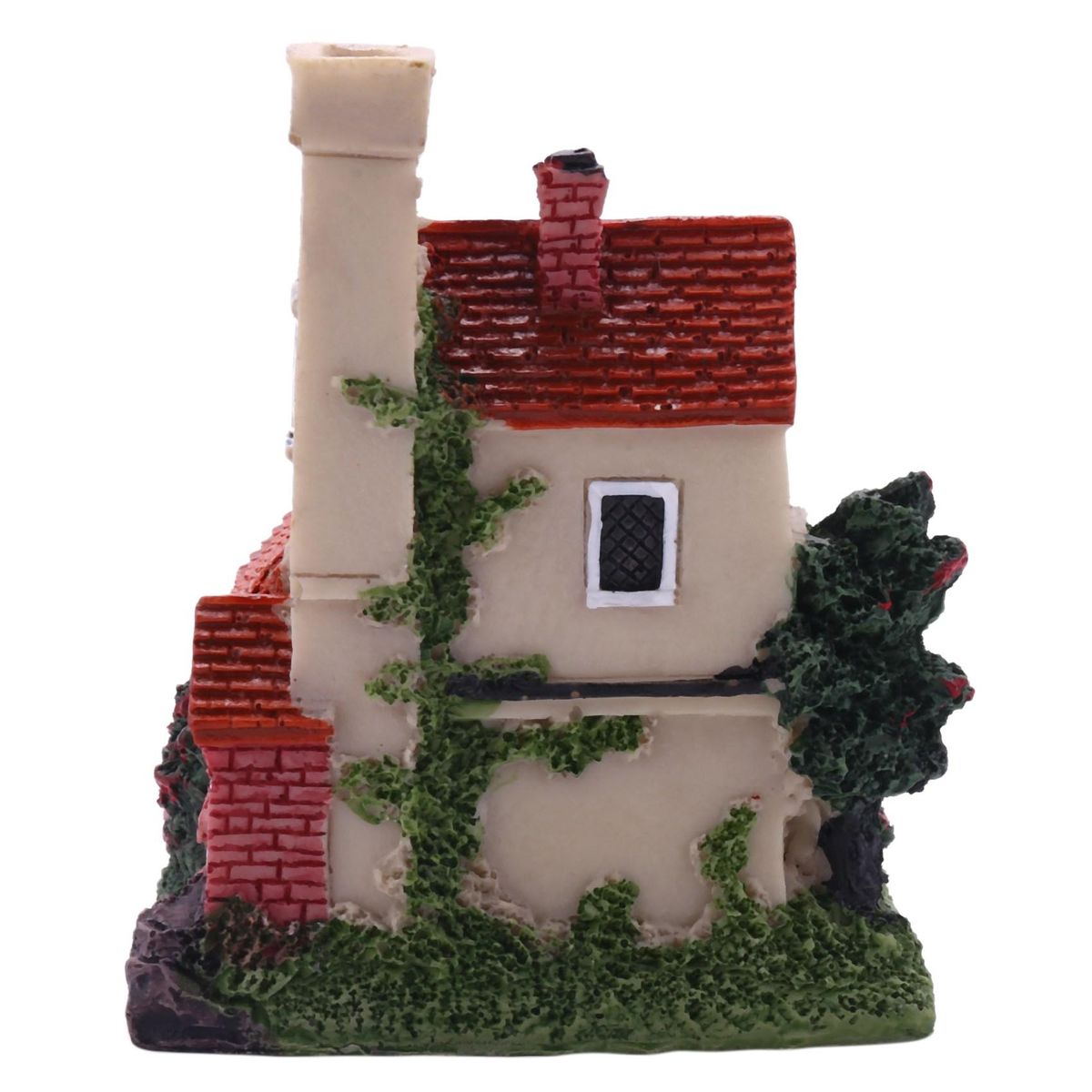 Cute Mini Resin House Miniature House Fairy Garden Landscape Home Garden Decoration Resin Crafts 4 Styles multicolor