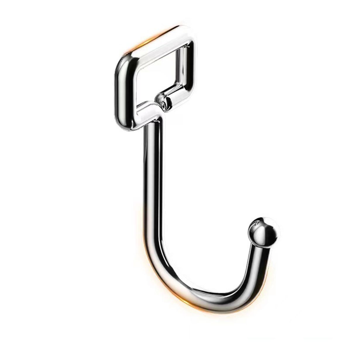 8Pcs Wall Sticky Hooks Robe Coat Plastic Hook Bathroom Hanging Hooks Grey