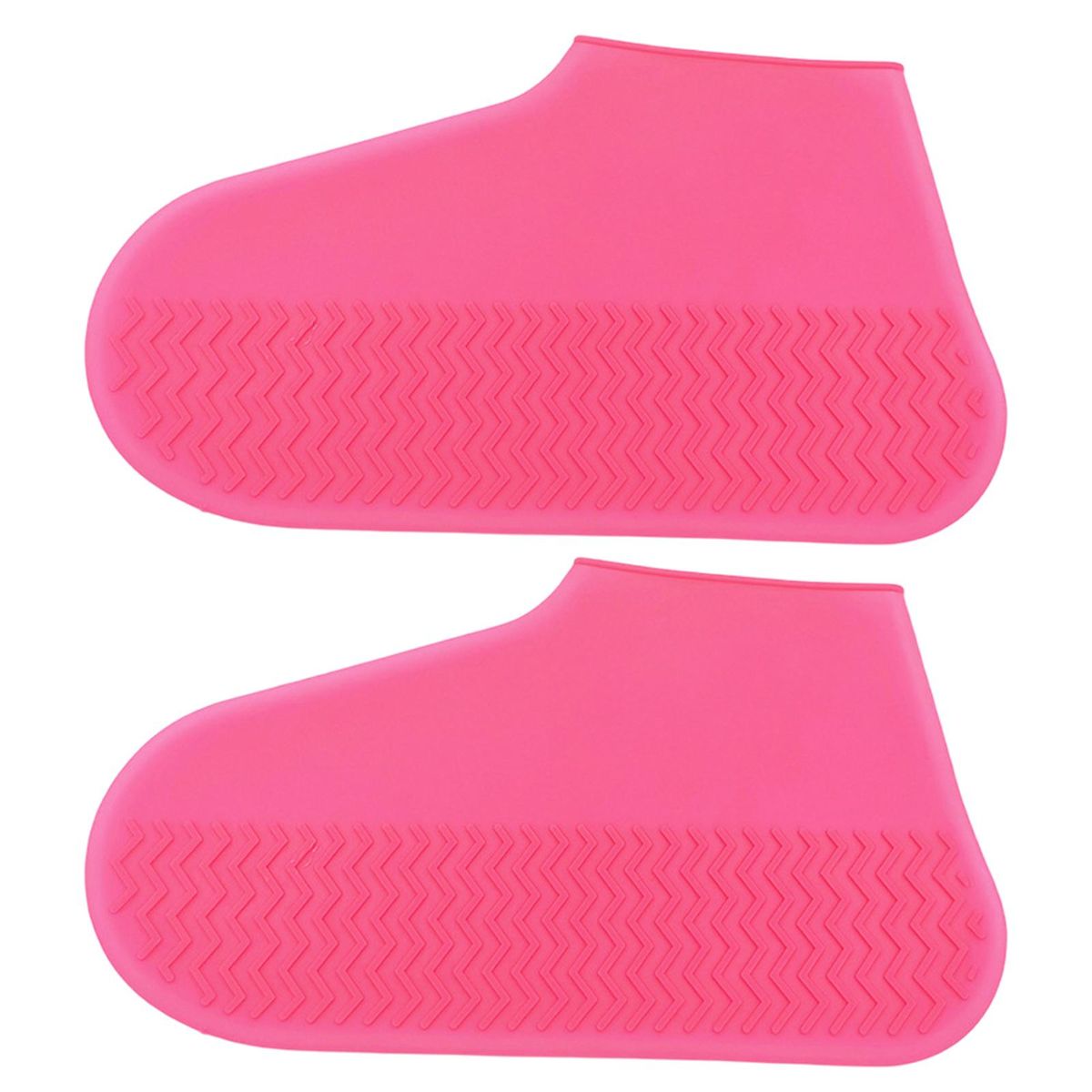 2Pcs Rain Boot Covers Men Women Dustproof Rain Boot Protectors Pink