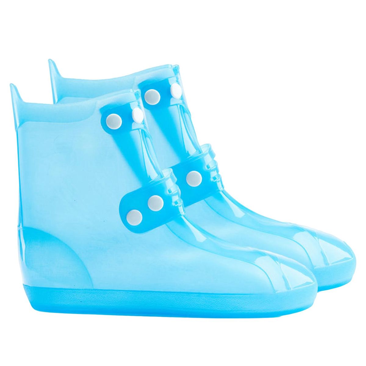 1 Pair Overshoes Reusable Rain Boot Covers Protective Gear Blue
