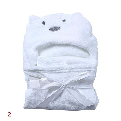 Carter Sherpa Hooded 3D Baby Blanket