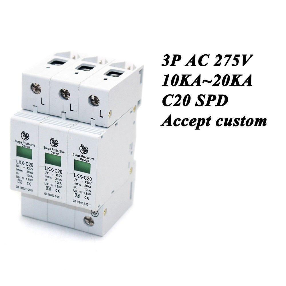 Sale AC SPD House Hot Surge 10KA~20KA ~275V C20-3P