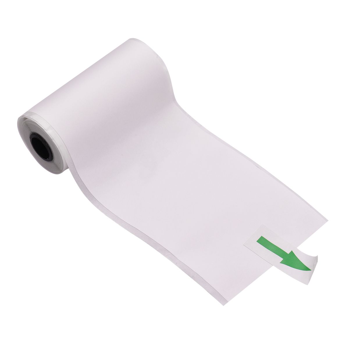 5pcs Adhesive Thermal Receipt Sticker Paper Rolls 57*25mm
