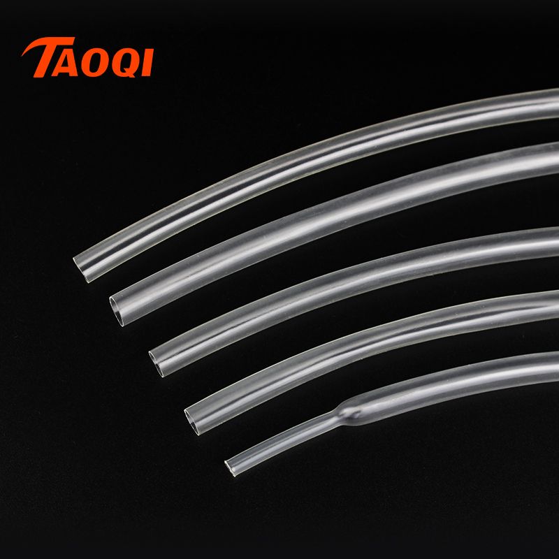 1Meter/lot 2:1 Transparent Clear 2mm 3mm 3.5mm 4mm 5mm 6mm 8mm 10mm 12mm Heat Shrink Heatshrink Tubing Sleeving Wrap Wire