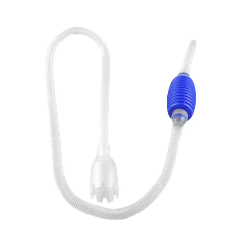 Aquarium Fish Tank Water Ex Hange Gravel  Leaner Tool Su Tion Pipe A  Essories-white&blue