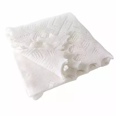 Baby Cream Shawl