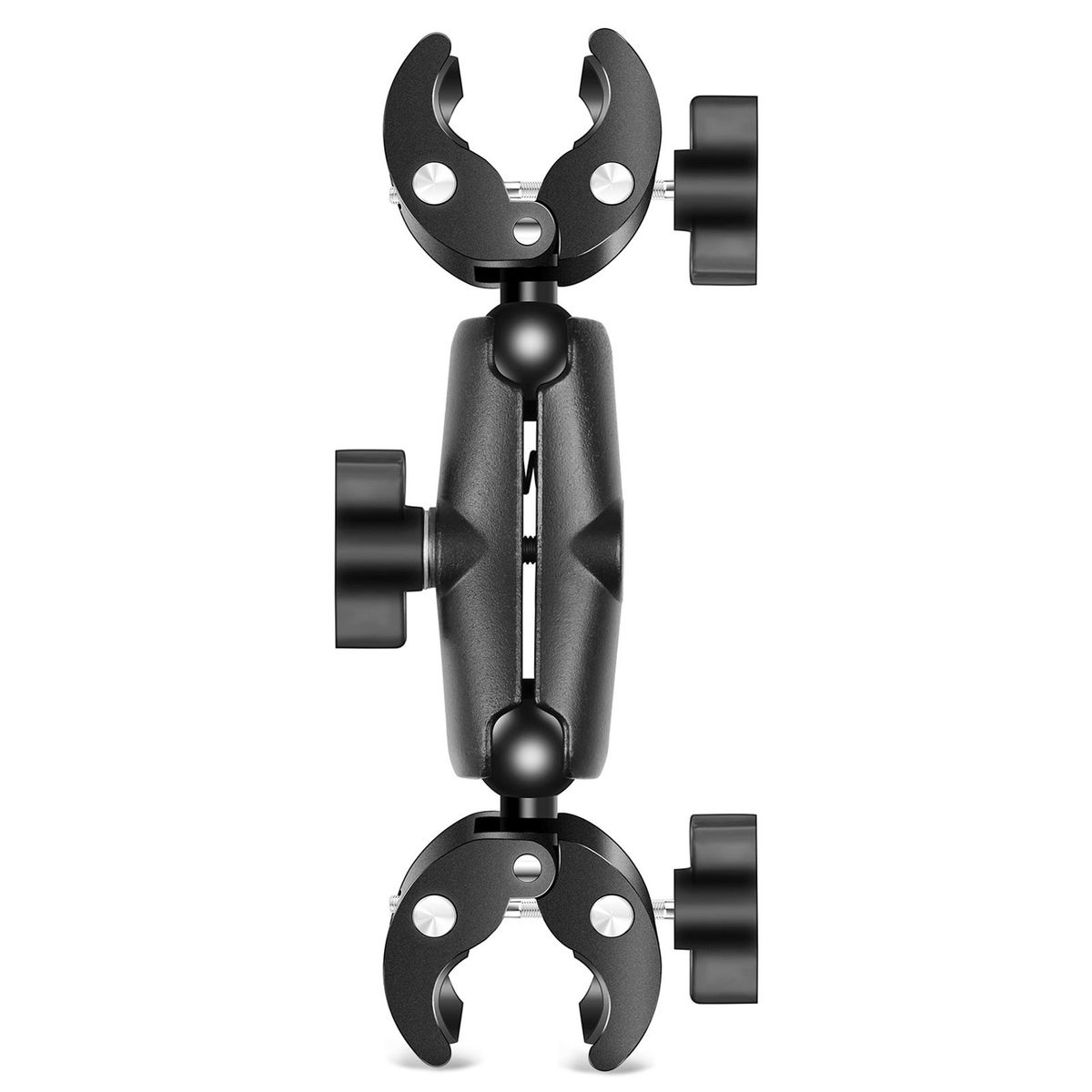 PULUZ PU849B Flexible Motorcycle Super Clamp Double Crab Clamps 360° Rotatable Sports Camera Handlebar Fixed Mount
