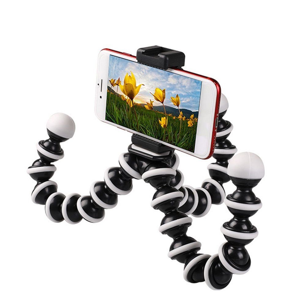 Octopus Flexible Tripod Mount Stand For GoPro Hero 7 6 5 Action Cam Holder Black