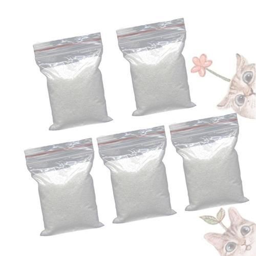 5 Packs White Sand Multifunction Creative Aquarium Sand Aquarium Decoration For Fish Tank Home Vase
