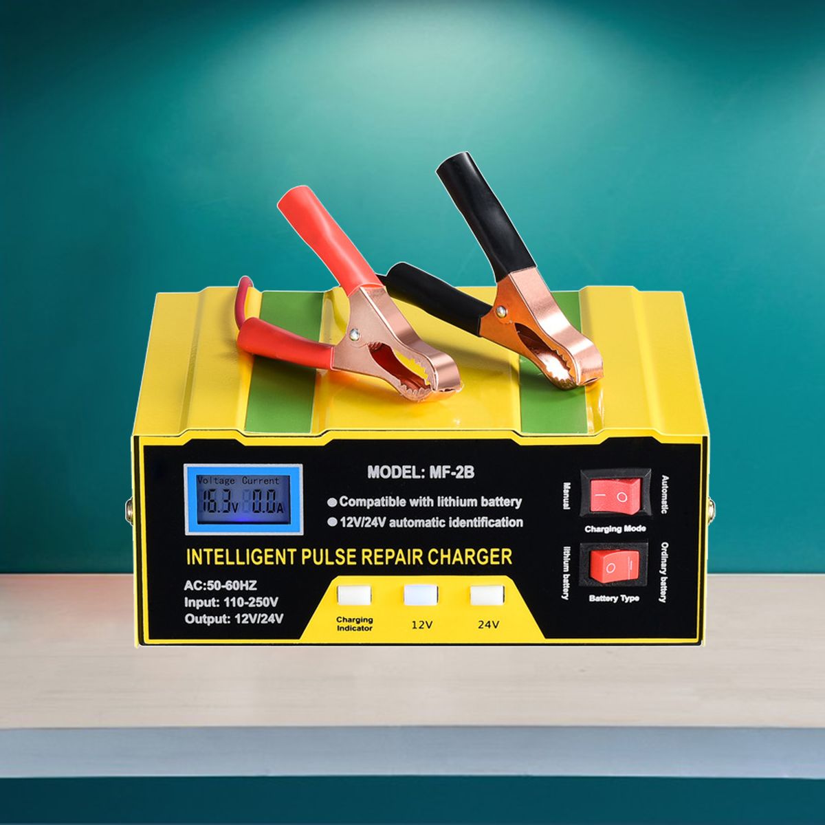 Intelligent 12/24V Electric Smart Pulse Car Battery Charger