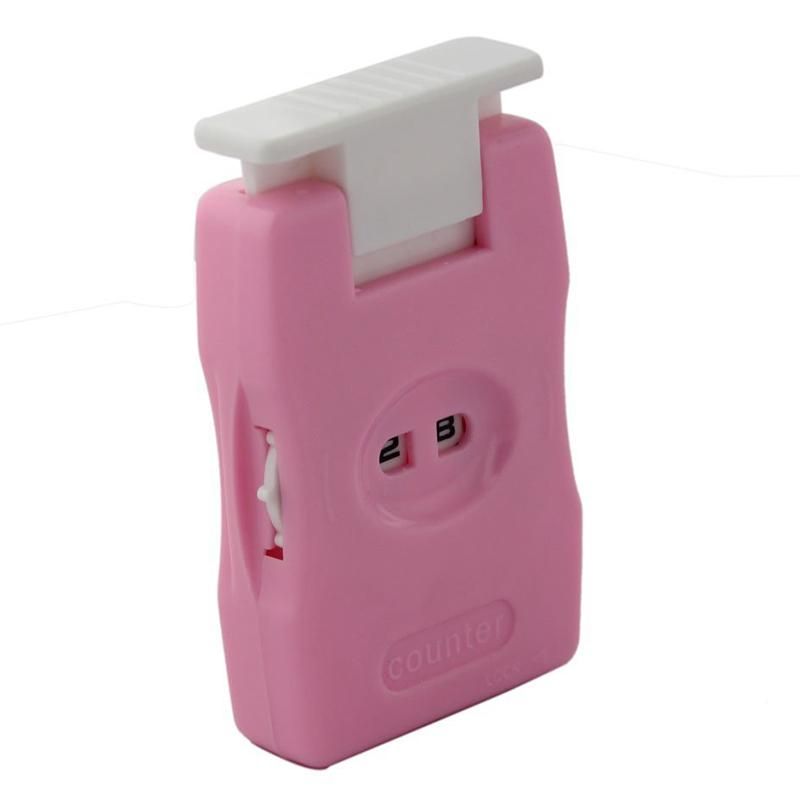 Knitting Row Crocheting Counter Knitting Tool - Pink