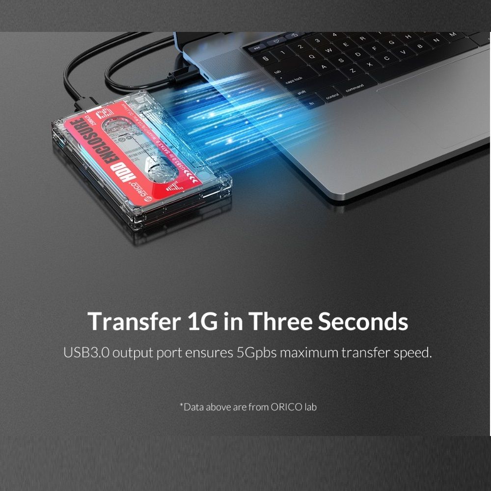 For ORICO 2580U3 Hard Drive Case USB 3.0 HDD Drive Enclosure External