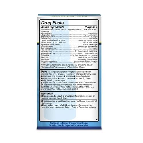 Sinus Relief Oral Spray Homeopathic Medicine