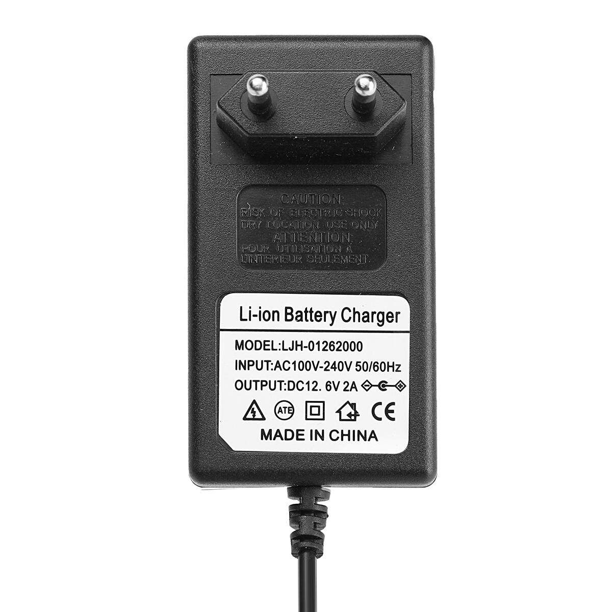 12.6V 2A EU Plug Adapter Charger For Ion Li-ion LiPo