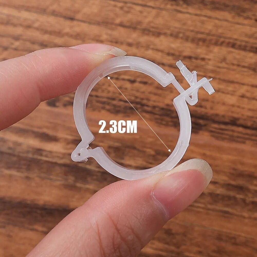 200/50Pcs Plastic Plant Support Clips Reusable Vine Protection Grafting Fixing Tool For Vegetable Tomato Garden Supplies