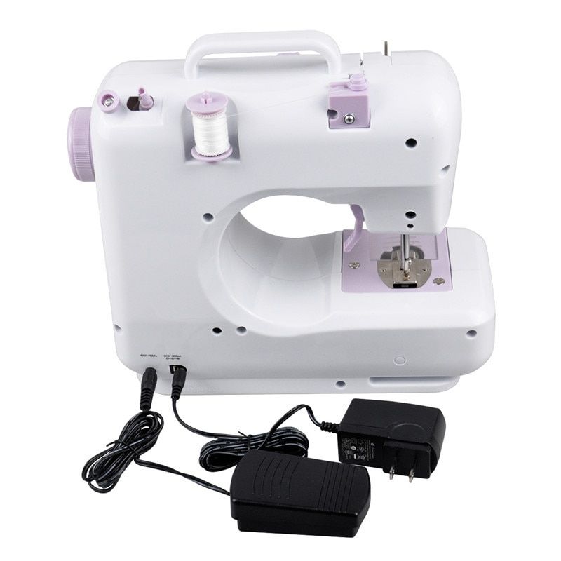 Electric Sewing Machines 12 Stitches Mini Sewing Machine 505A Knitting Machine Multifunction Electric Replaceable Presser Foot