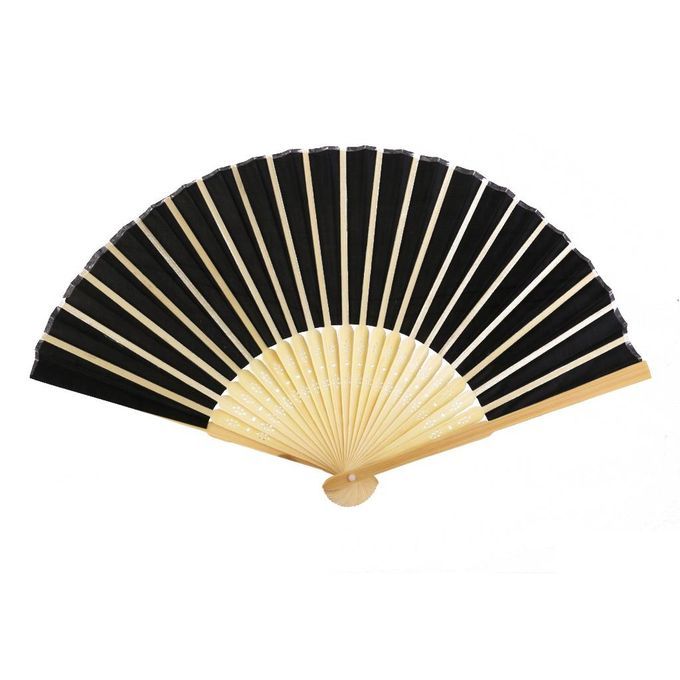 2pcs/set Chinese Folding Bamboo Fan Retro Hand Fan Wedding Party