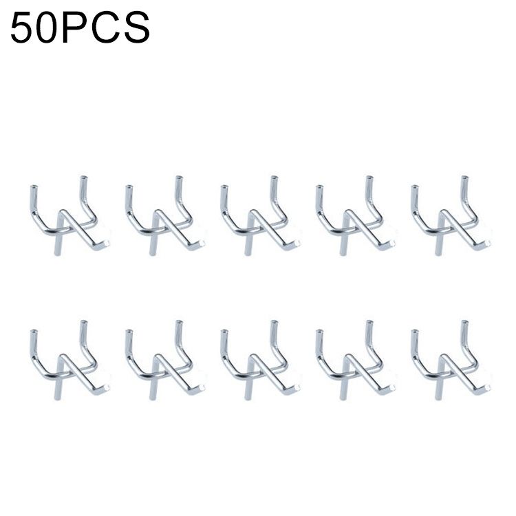 50 PCS 3.3mm Supermarket Clothing Shop Pegboard Slat Wall Ho