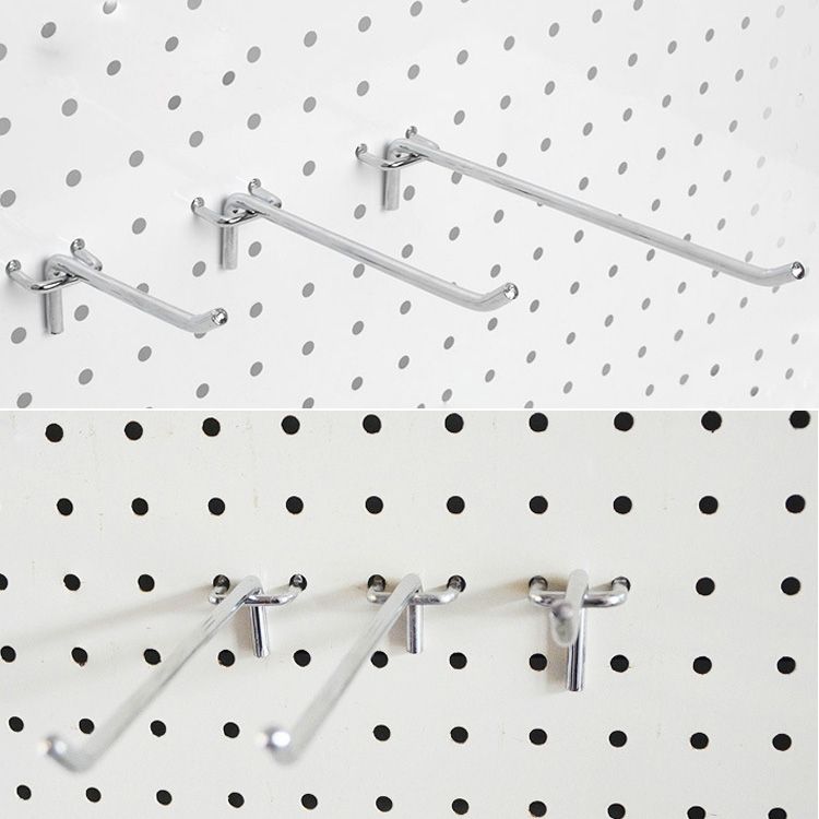 50 PCS 3.3mm Supermarket Clothing Shop Pegboard Slat Wall Ho