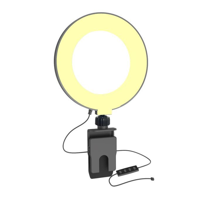 Ring Light LED Lamp Kit Clip On Laptop Light