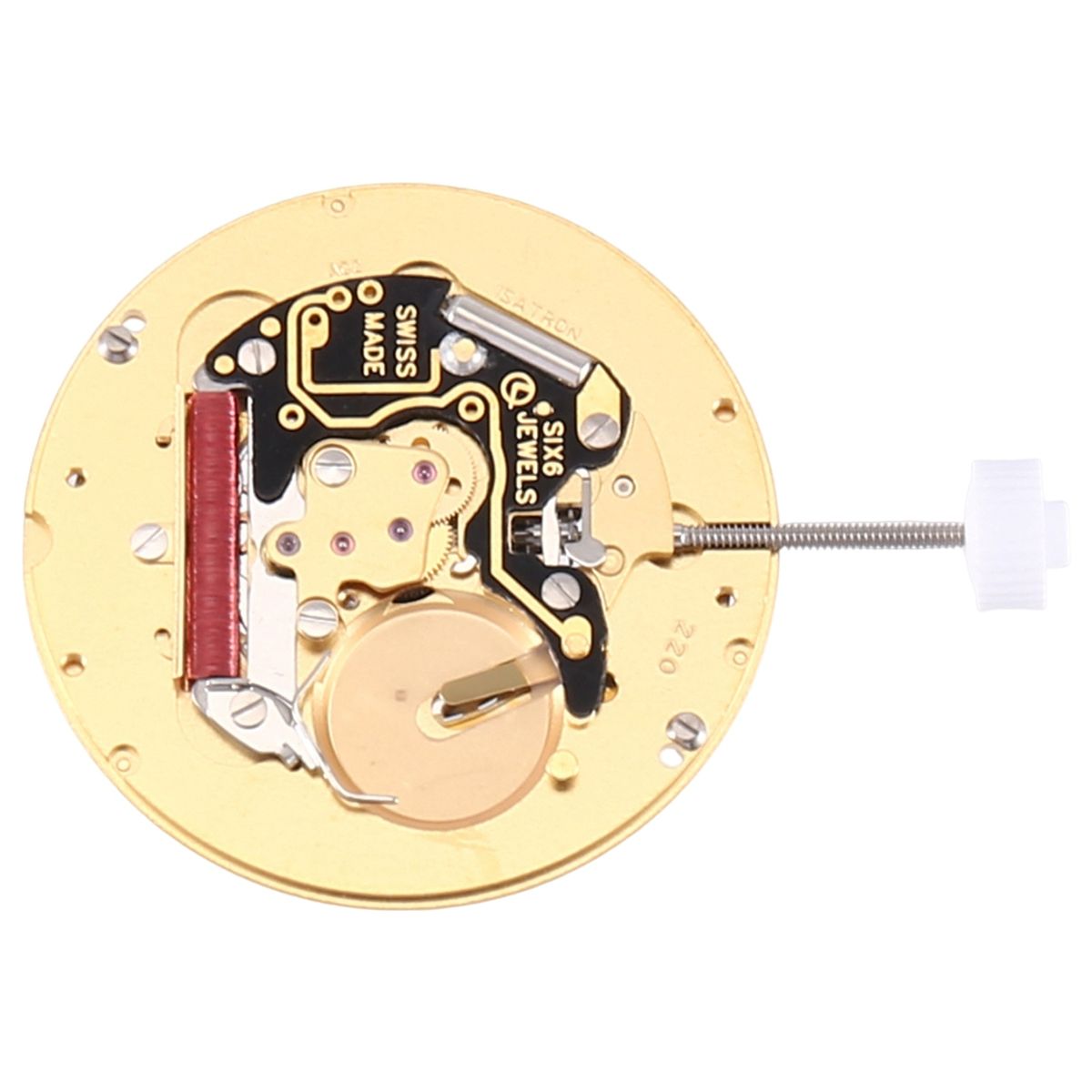 Quartz Movement Watch Accessories 6 Jewels for ISA 220 Movement Watch Date At 3 O'Clock Single Calendar Movement Rep