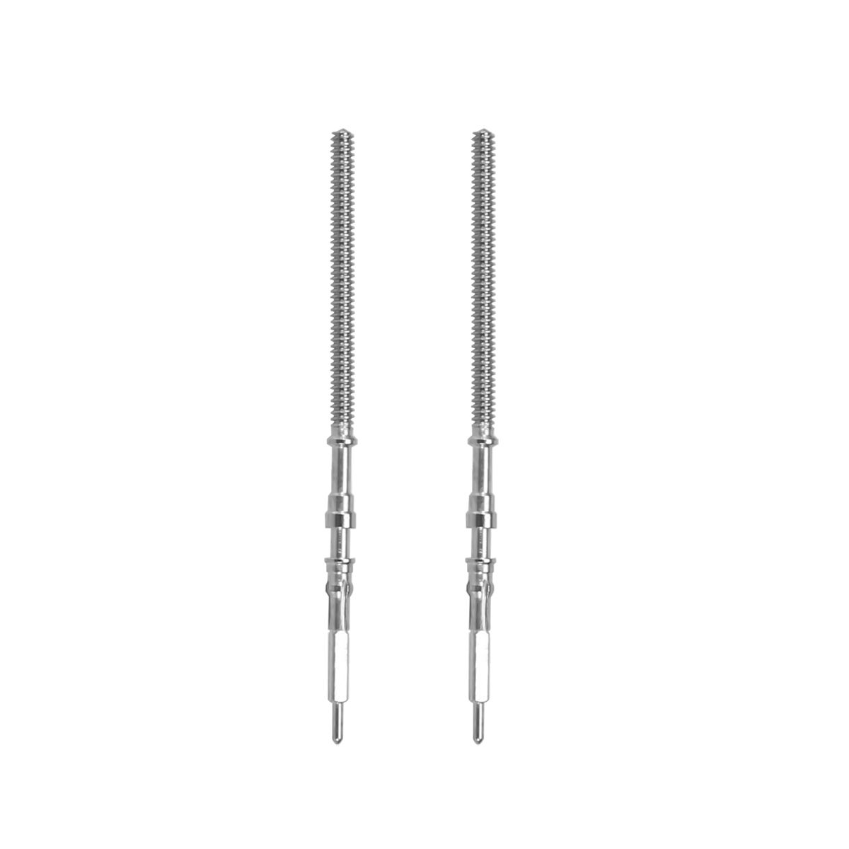 2PCS Watch Winding Stem Repment Wrist Watch Parts Accessories Used for NH35 NH36 Movement Movement Repair Tool Parts