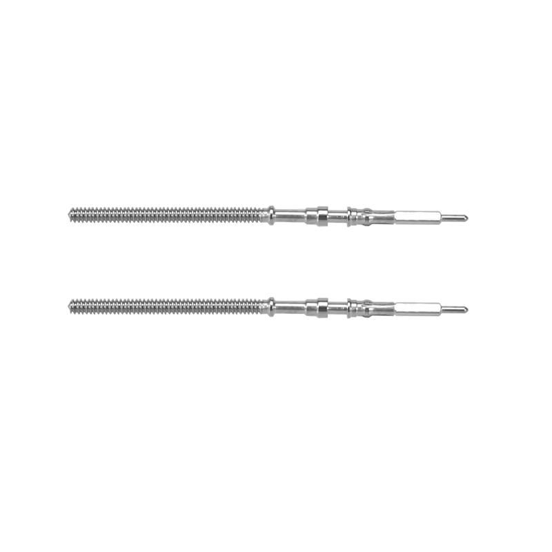 2PCS Watch Winding Stem Repment Wrist Watch Parts Accessories Used for NH35 NH36 Movement Movement Repair Tool Parts