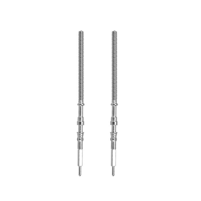 2PCS Watch Winding Stem Repment Wrist Watch Parts Accessories Used for NH35 NH36 Movement Movement Repair Tool Parts