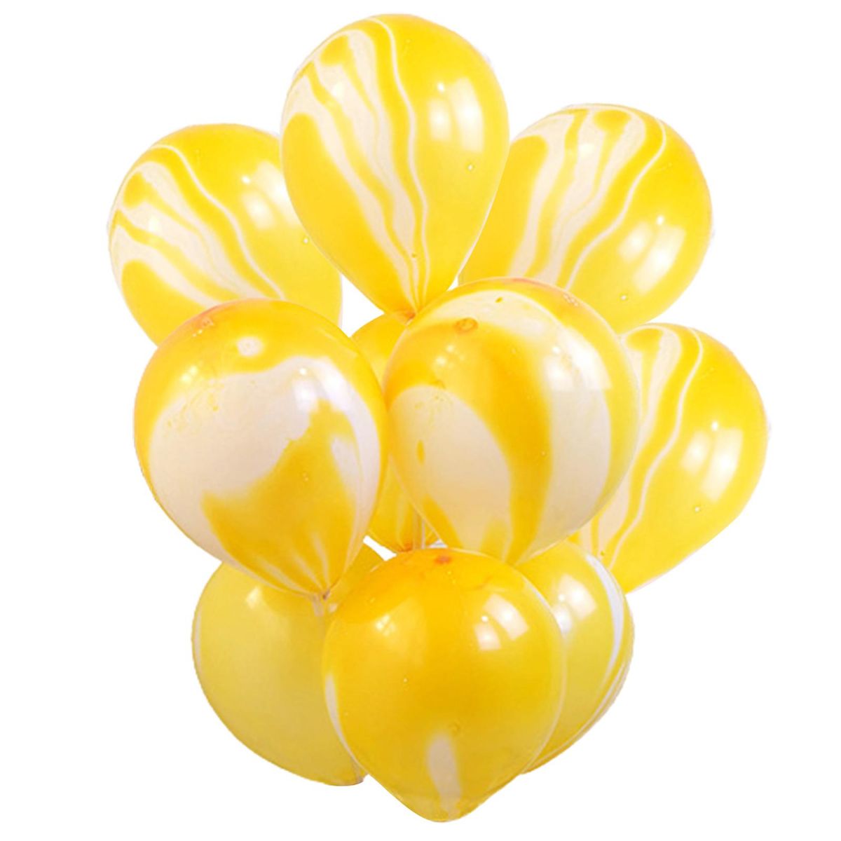 10PcsSet Baby Shower Balloon Baby Shower Decoration Latex Balloon Yellow
