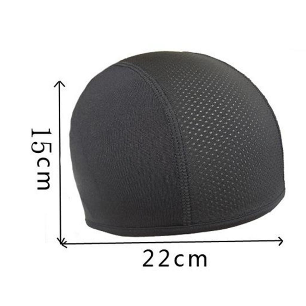 2 Pieces Cycling Skull Cap Cooling Sports Helmet Liner Do-Rag