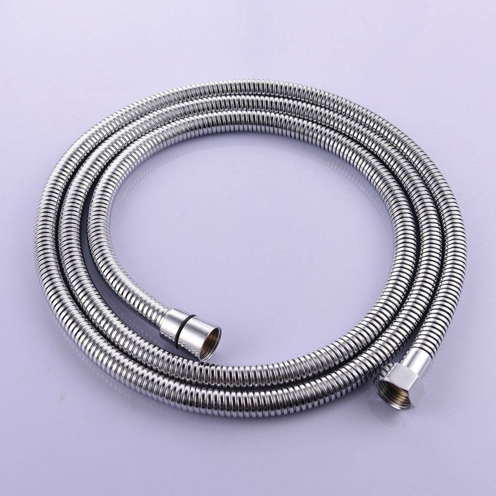 3m Stainless Steel Chrome Metal Shower Hose Flexible Hose For Handheld Shower Bathroom FHA021