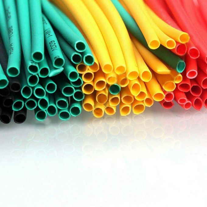 530 Pcs Polyolefin Heat Shrink Wire Wrap Electrical Connection Cable
