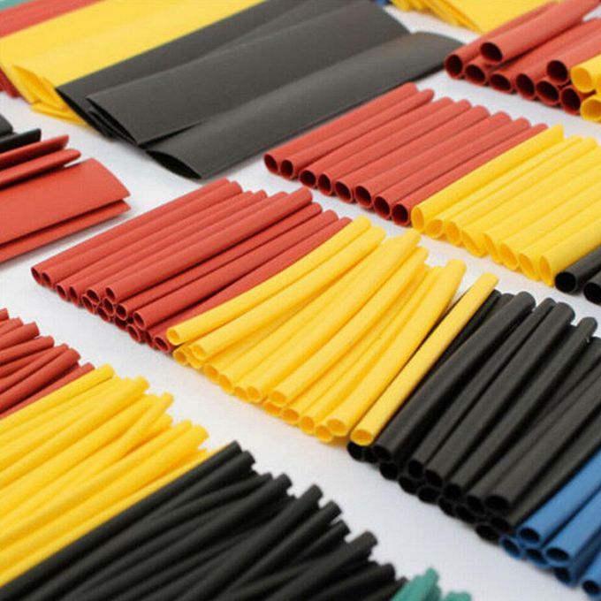 530 Pcs Polyolefin Heat Shrink Wire Wrap Electrical Connection Cable