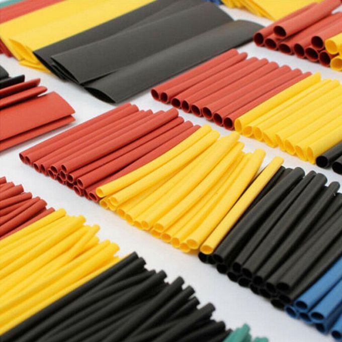 530 Pcs Polyolefin Heat Shrink Wire Wrap Electrical Connection Cable