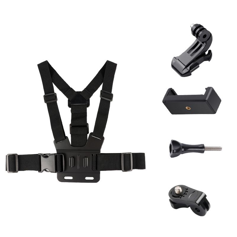 Adjustable Body Mount Belt Chest Strap For GoPro-Black